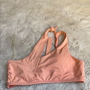 Becca Peach Halter Women's Swim Top